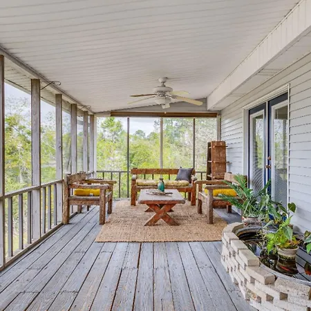Milton Waterfront Home With Dock & Outdoor Kitchen
